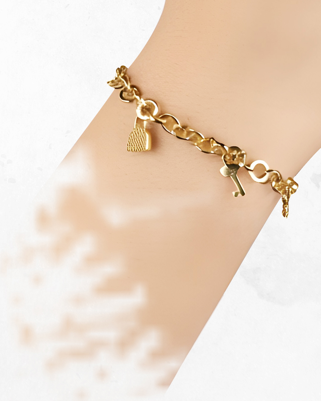 Golden Charm Bracelet