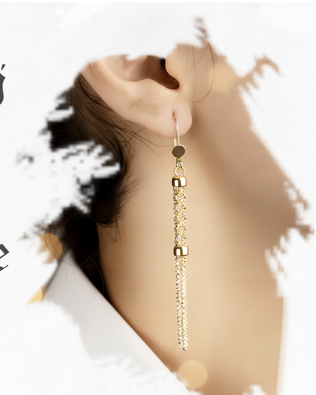 Golden Tassel Drop